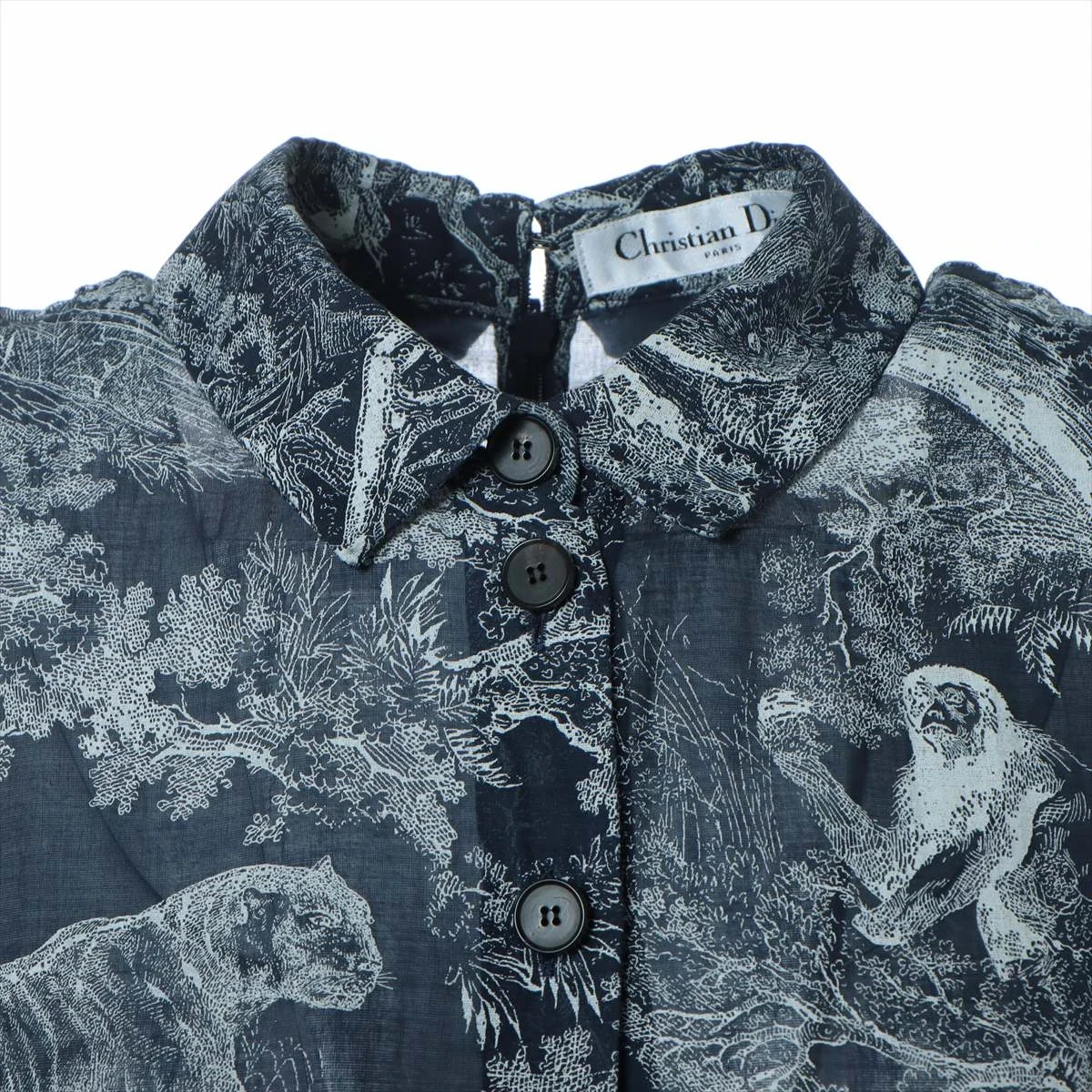 クリスチャンディオール トワルドゥジュイ 22SS コットン ワンピース