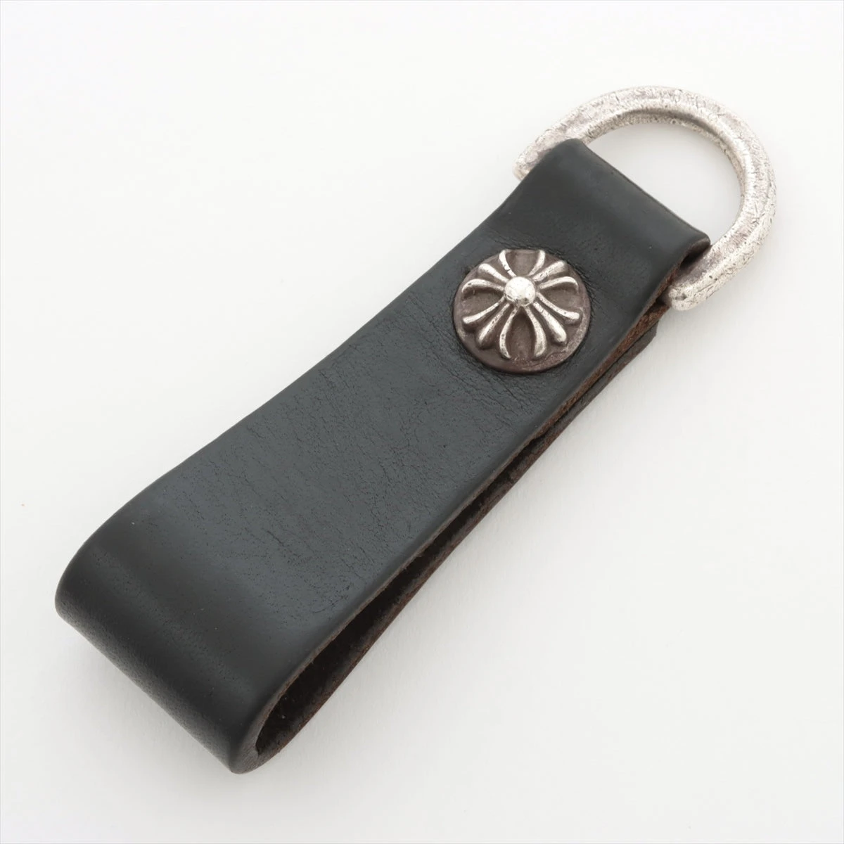 クロムハーツ クロスボール ベルトループ レザー×925 20.6g Dカン