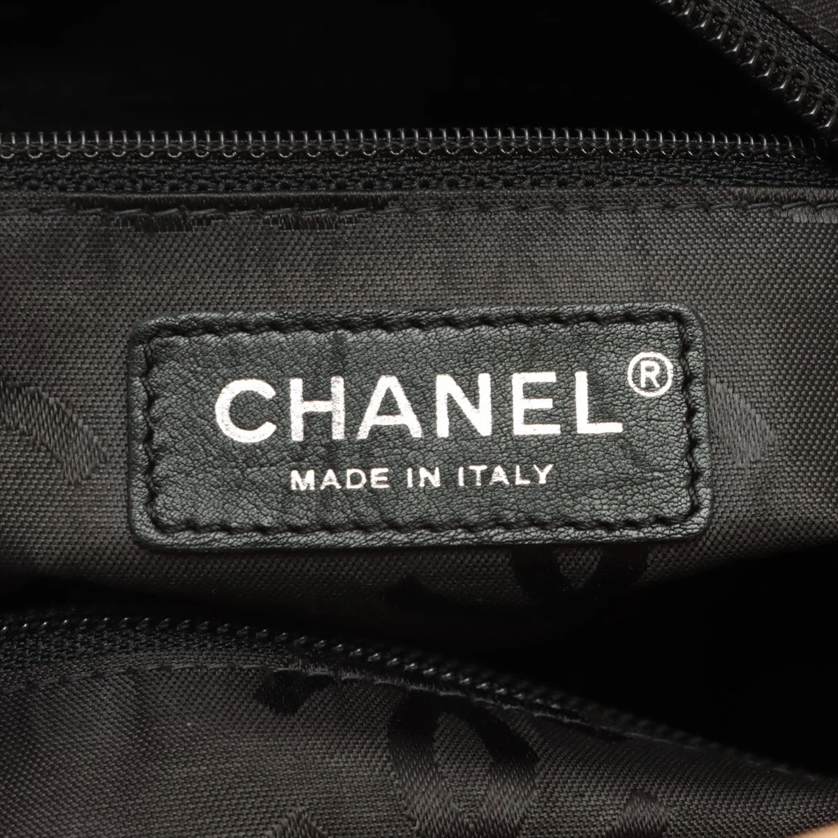 シャネル カンボンライン レザー トートバッグ ベージュ