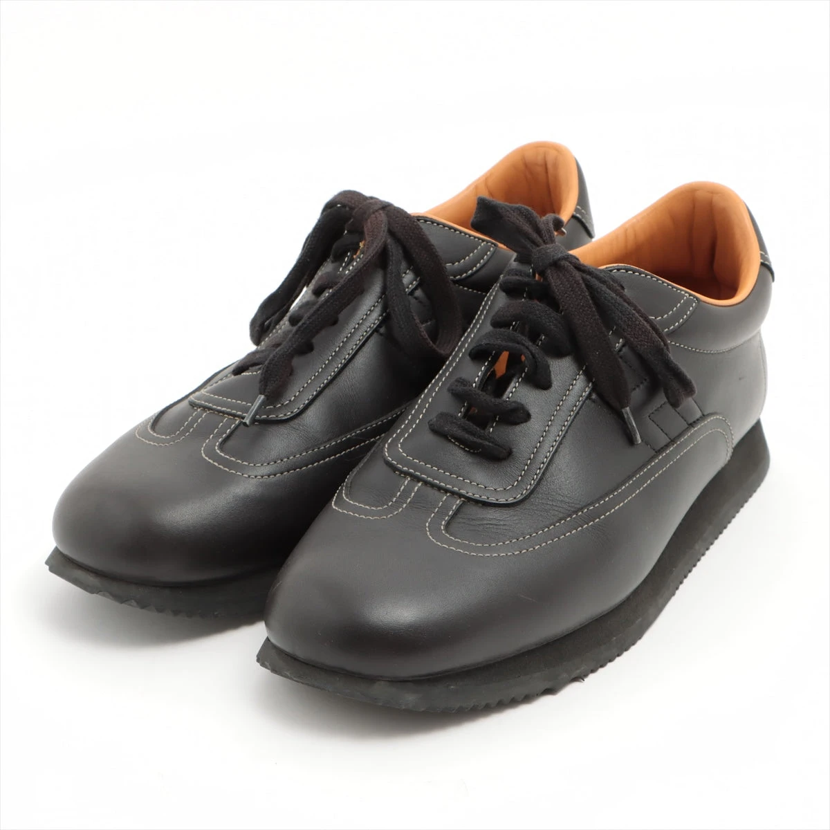 HERMES　靴　41 ブラック HERMES(エルメス) レザーシューズ ブラック｜【公式】カインド