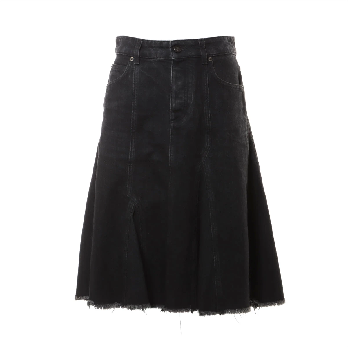新品タグ付き❗️ロエベ 黒 フレアスカート 34 【公式通販】