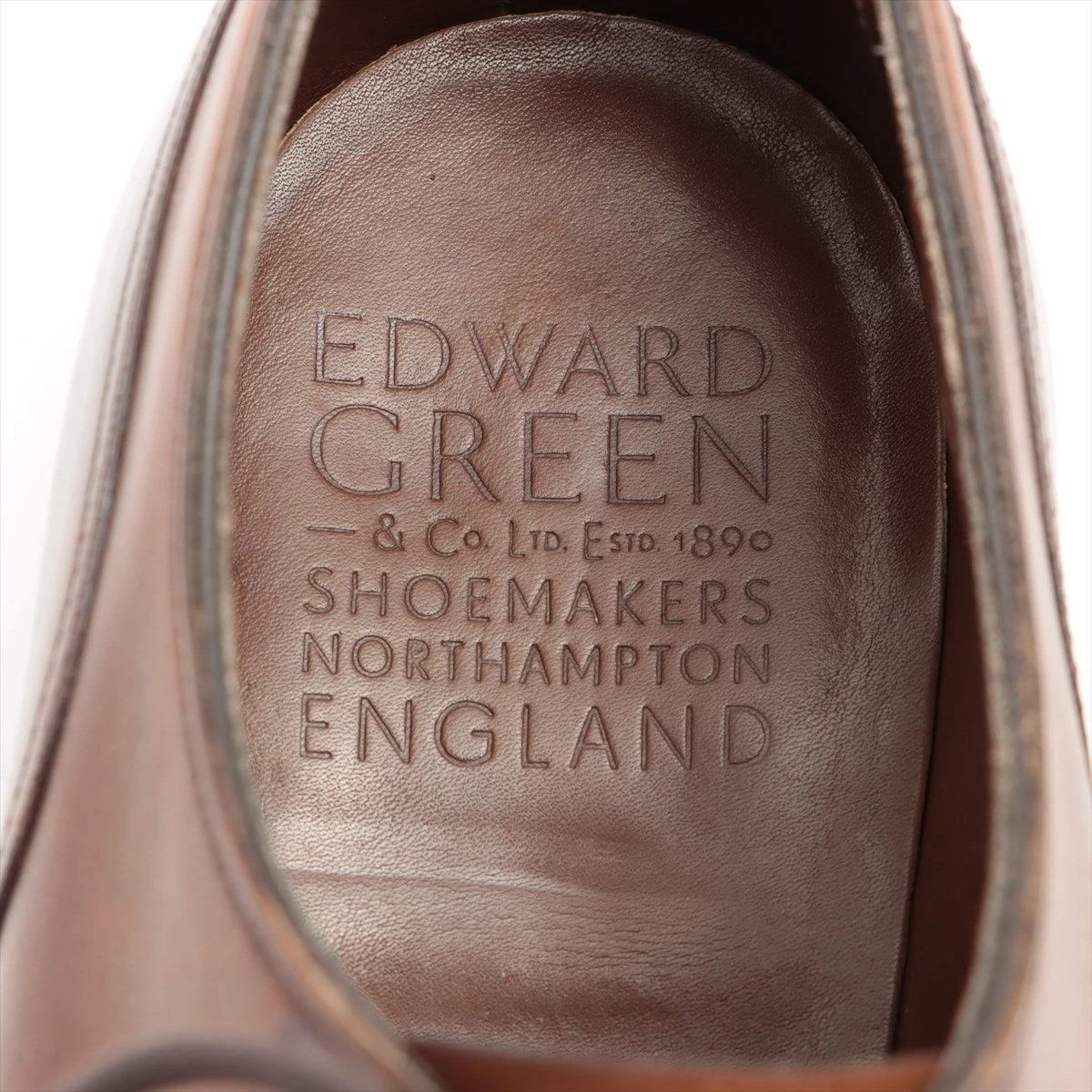 エドワードグリーン レザー ドレスシューズ 8・8 1/2 メンズ ブラウン