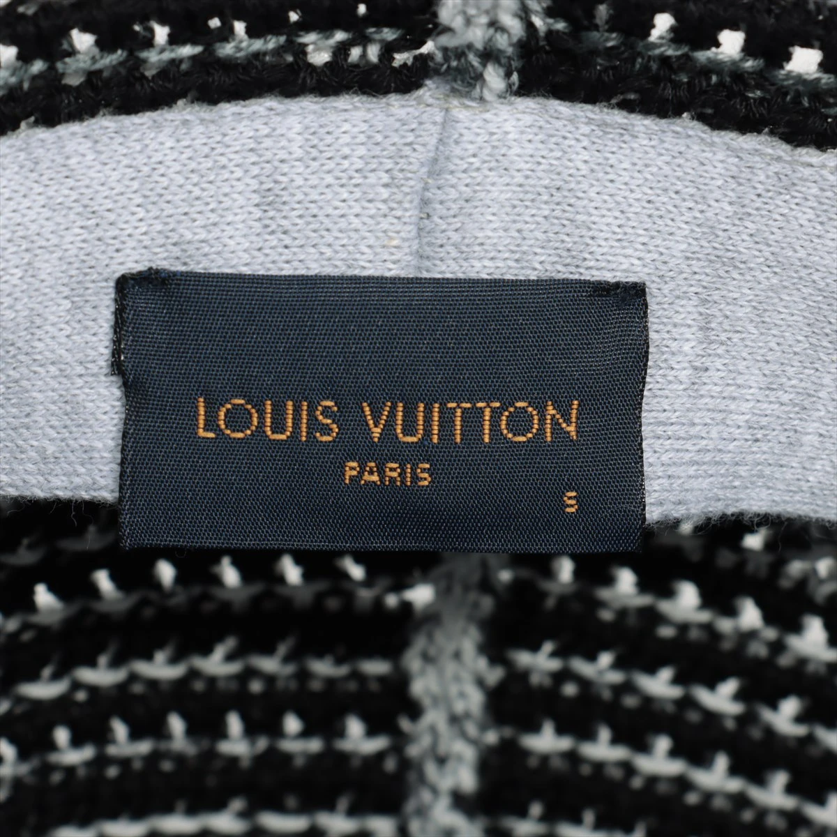 ヴィトン ハット コットン×ポリエステル×ナイロン ブラック×ホワイト