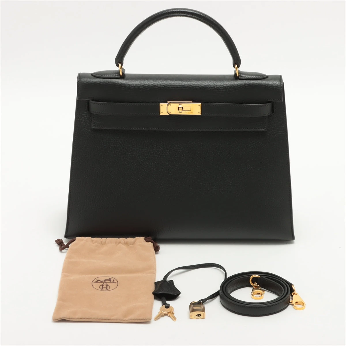 【HERMES】バルドゴルフ★アルデンヌ ブラック ゴールド金具 エルメス ケリー25 トゴ ブラック ゴールド金具 K:2025年