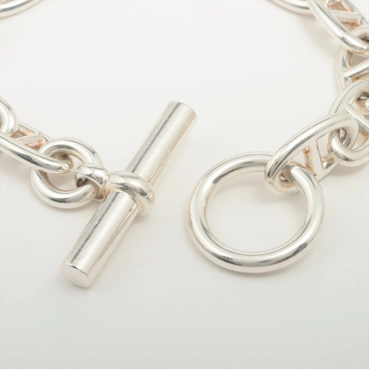 エルメス シェーヌダンクルGM ブレスレット 13コマ 925 65.6g シルバー