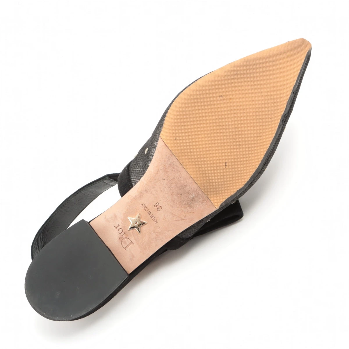 【超美品】Dior ブラック ストラップ パンプス Christian Dior - クリスチャンディオール バックルストラップパンプス