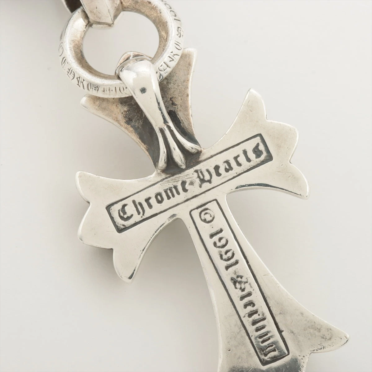 Chrome Hearts クロムハーツ　スモールCHクロスレザーブレード CHROME HEARTS/クロムハーツ スモールCHクロスペンダントw