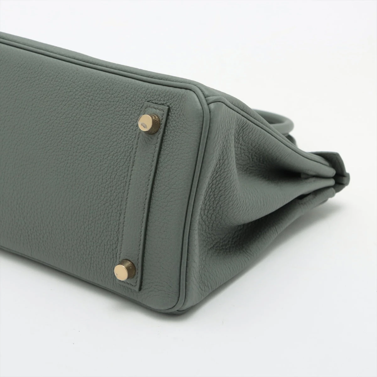 個包装】エルメス バーキン25 トゴ ヴェールアマンド ゴールド金具 B 