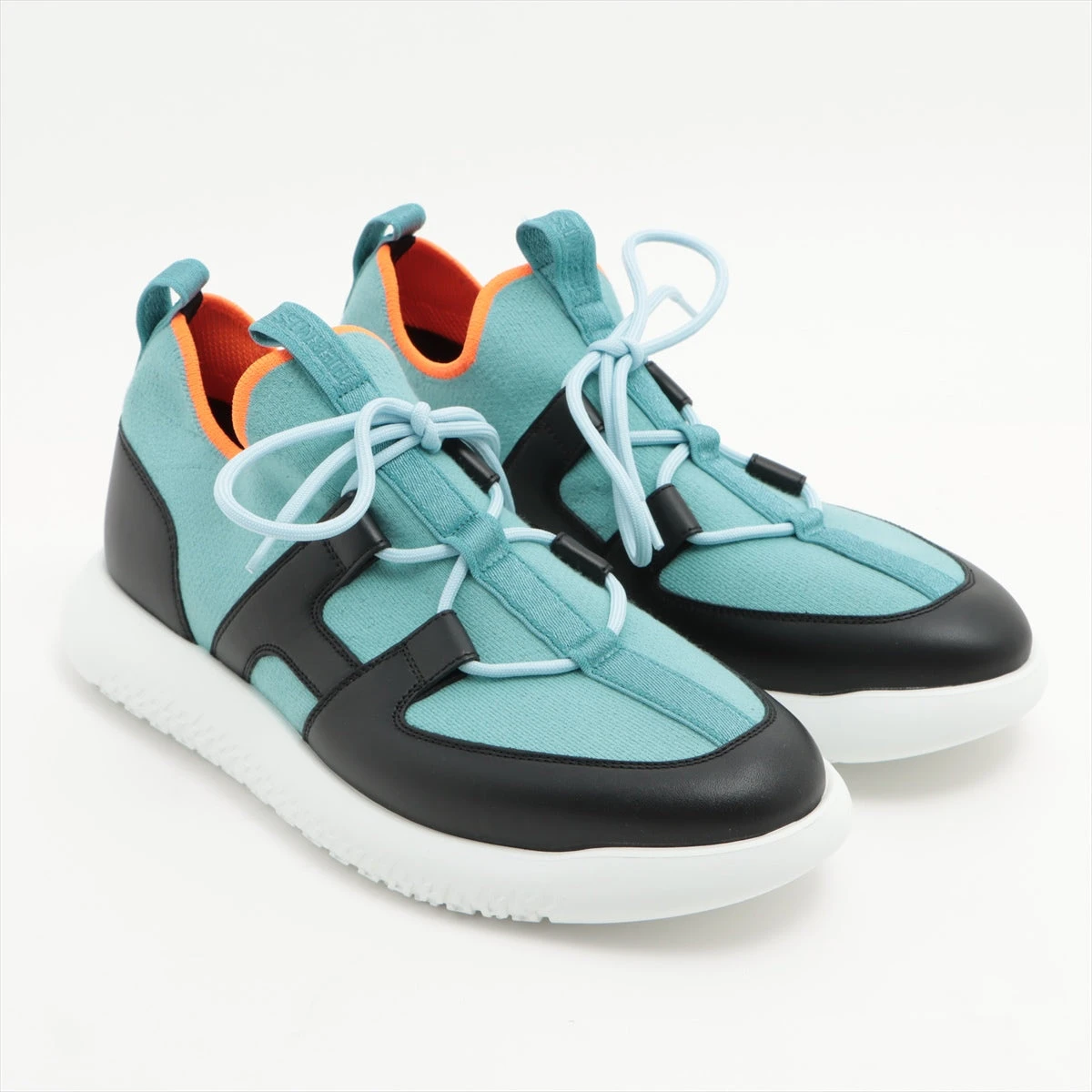 Hermes エルメス デュエル ニット パープル バーガンディ スニーカー Hermes エルメス デュエル ニット パープル バーガンディ