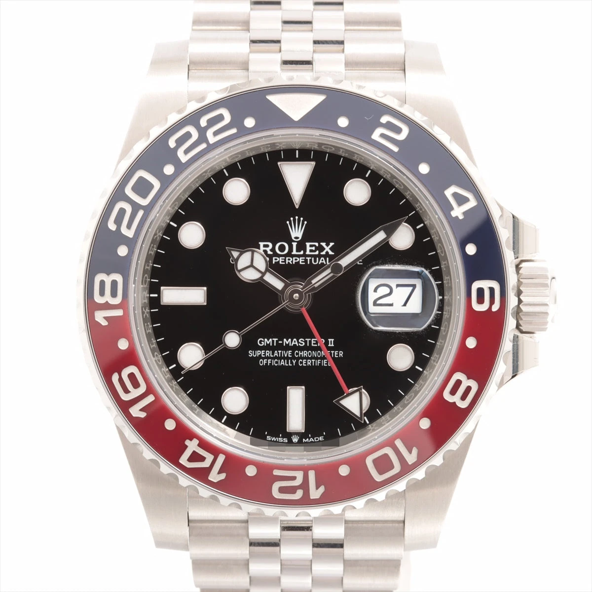 ロレックス GMTマスター Ⅱ 126710BLRO SS AT 黒文字盤 あまりごま3