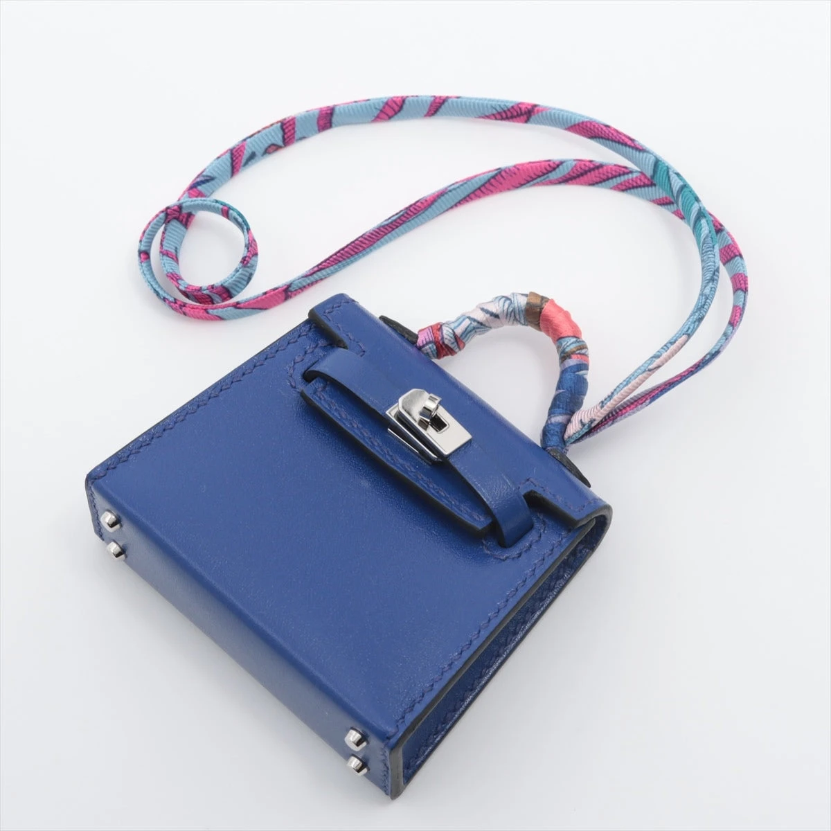 エルメス マイクロケリー Z:2021年 チャーム タデラクト ブルー