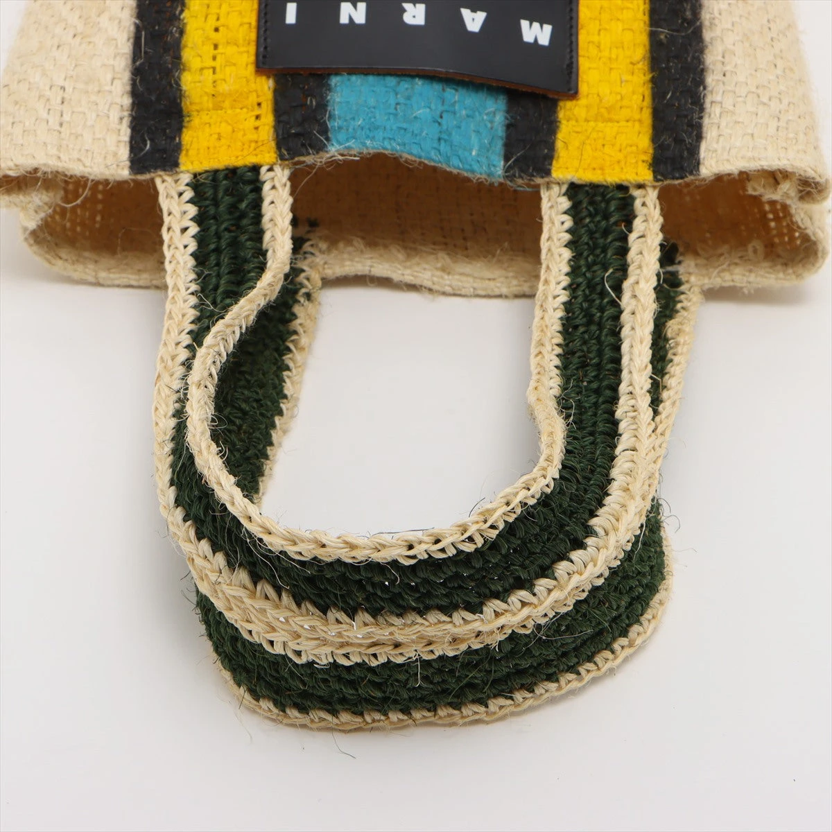 マルニ MARNI カナパ トートバッグ 麻 MARNI マルニ バッグ ストローバッグ カナパ スモール