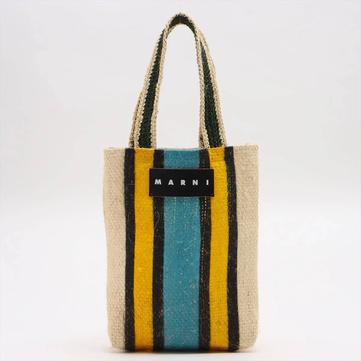 マルニ カナパ 麻 トートバッグ マルチカラー A1334474｜中古