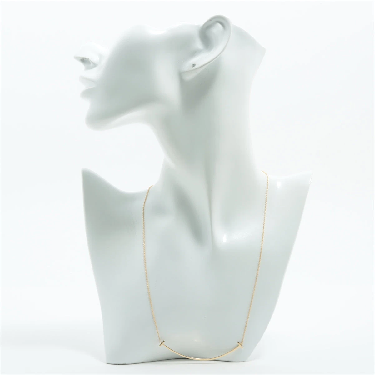 ティファニー Tスマイル ラージ ネックレス 750(YG) 3.7g ティファニー Tスマイル ラージ ネックレス 750(YG) 3.7g