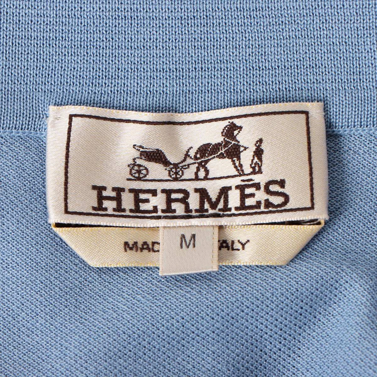 HERMES 極美品 コットン ポロシャツ M ポロシャツ ボタン付 H刺繍 | Hermès - エルメス-公式サイト