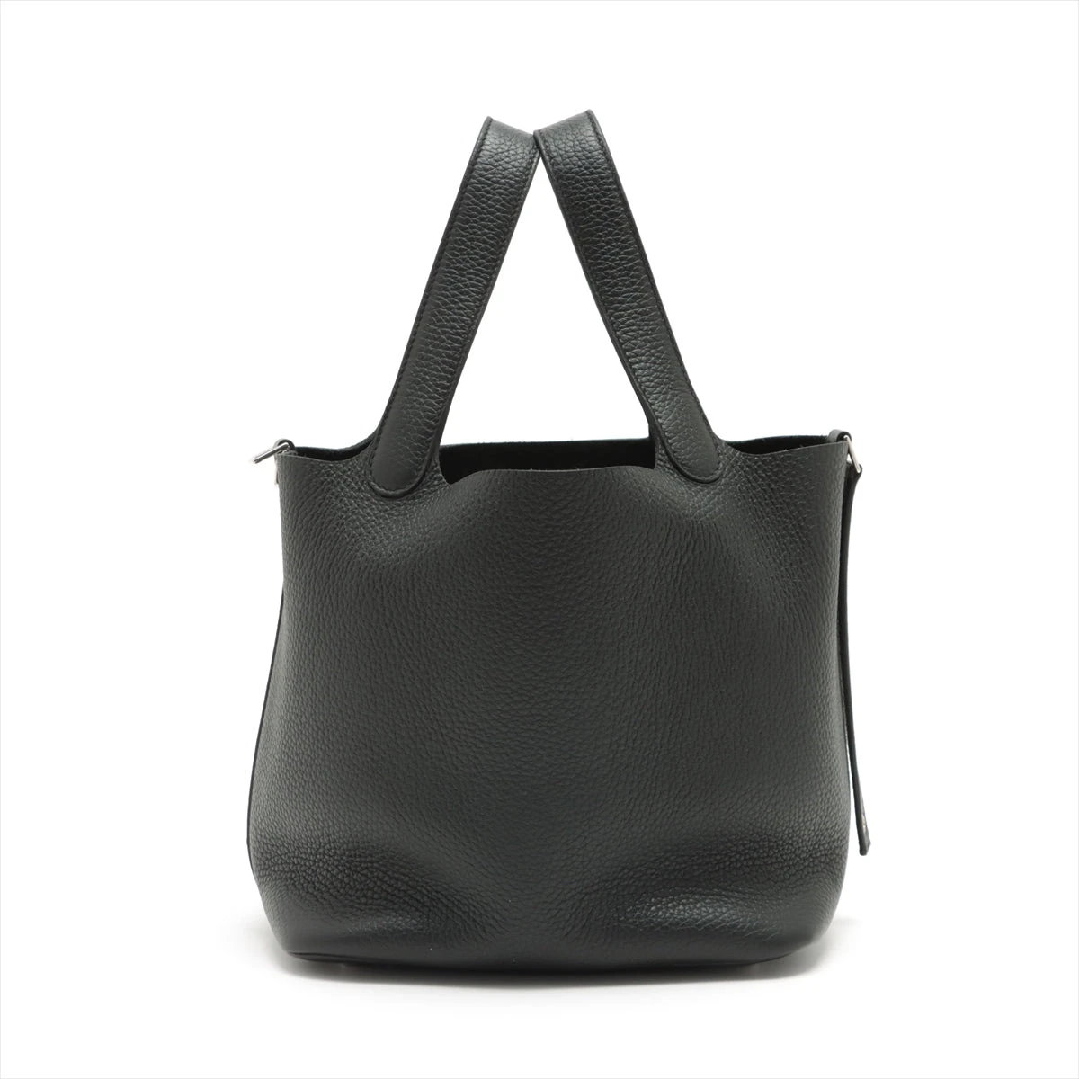 エルメス ピコタンロックMM トリヨンクレマンス ブラック シルバー金具 U:2022年