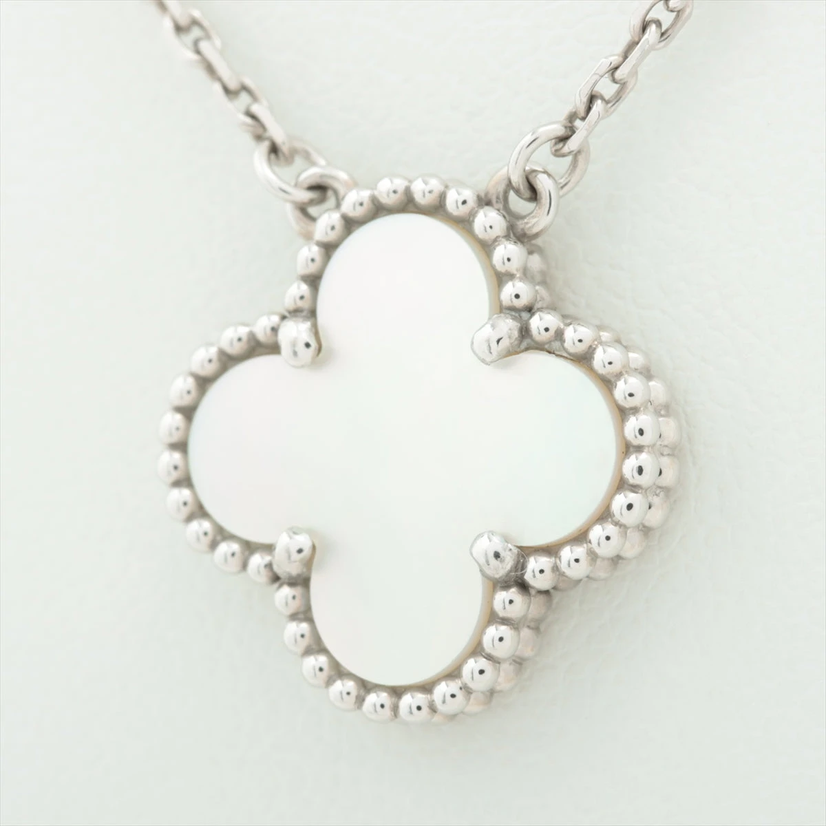 VINTAGE★スウィートアルハンブラ シェル ネックレス ★Aランク ヴァンクリーフ&アーペル ヴィンテージアルハンブラ シェル