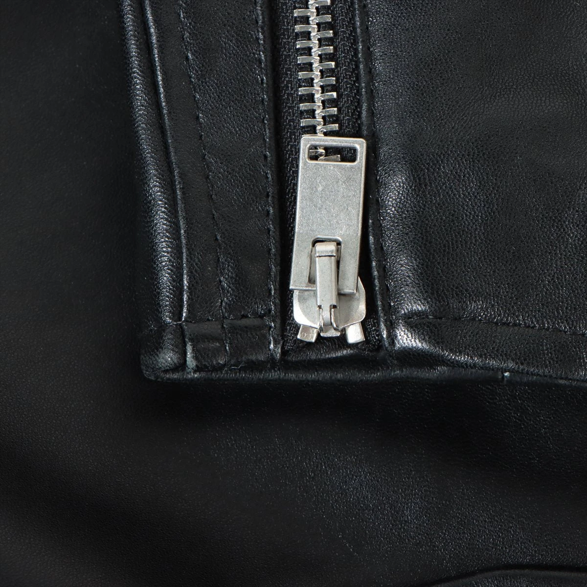 サンローランパリ L01 16年 ラム ライダースジャケット 50