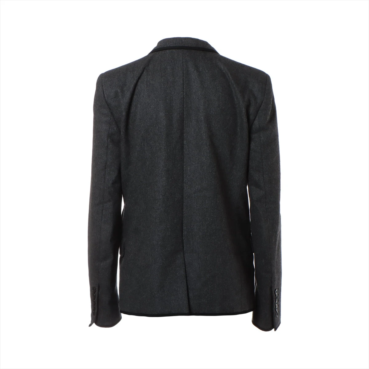 サンローランパリ 13年 ウール×シルク テーラードジャケット F40