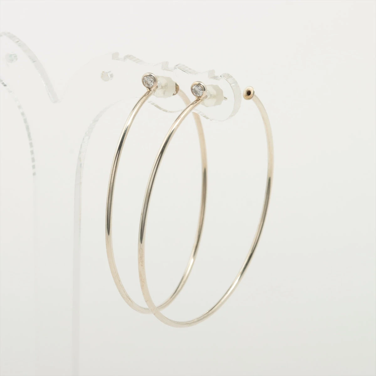 ティファニー エルサペレッティ フープピアス 925×ダイヤ 1.9g ティファニー エルサペレッティ フープピアス 925×ダイヤ 1.9g