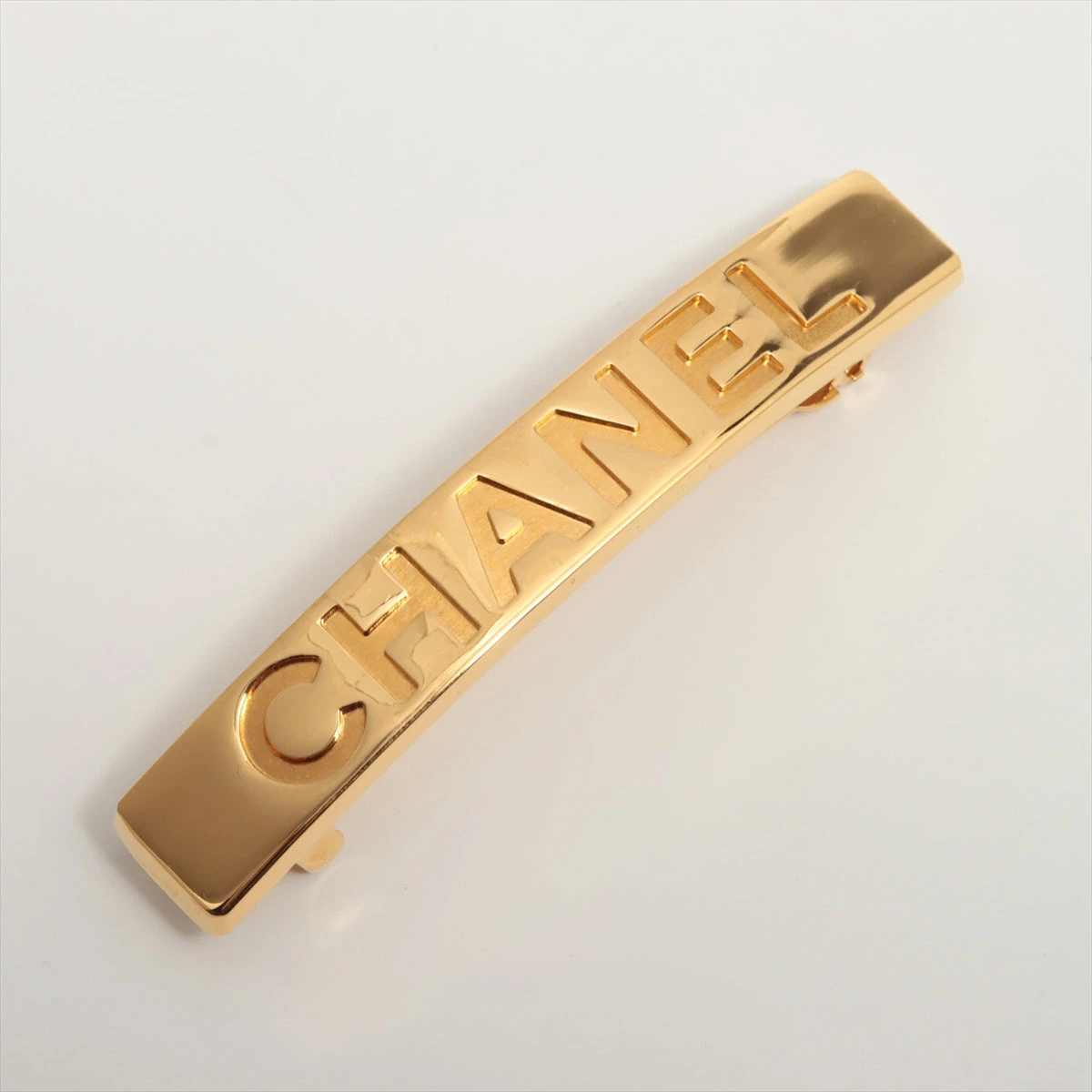 シャネル ロゴ 97A バレッタ GP ゴールド A2060626｜中古ブランド品