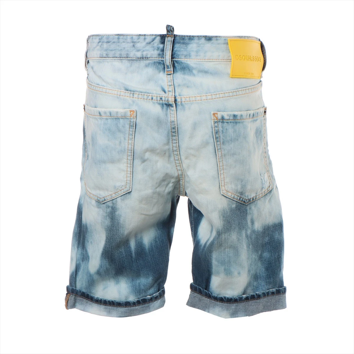 DSQUARED2 ブリーチ加工 デニムパンツ 44 ディースクエアード コットン デニムパンツ 44 メンズ ブルー