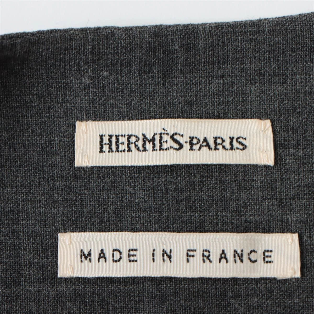 マルジェラ　グレー ノースリーブ ワンピース　エルメス HERMES - 極美品 エルメス HERMES セットアップ マルジェラ期