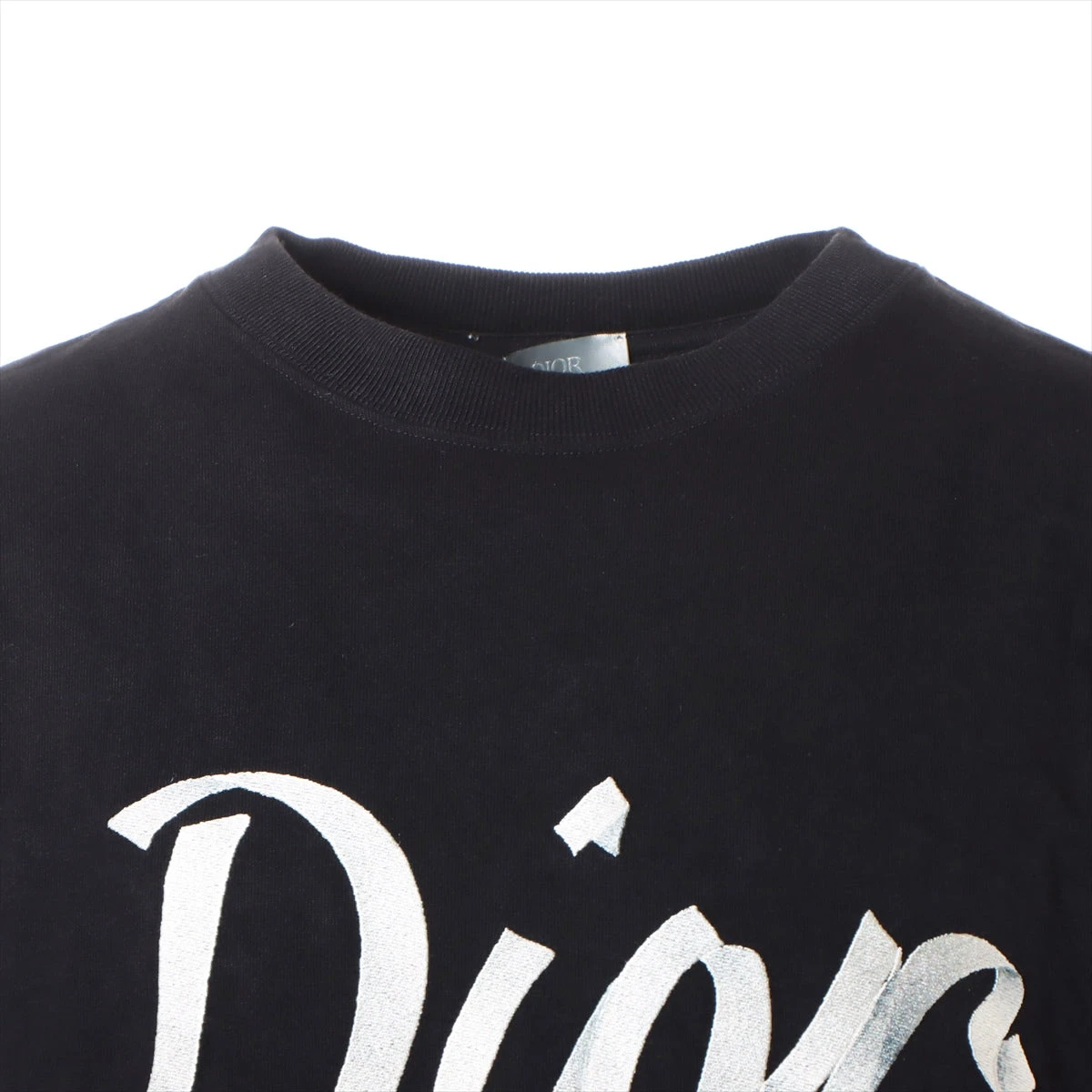 ディオール コットン Tシャツ S メンズ ブラック 293J659A0554