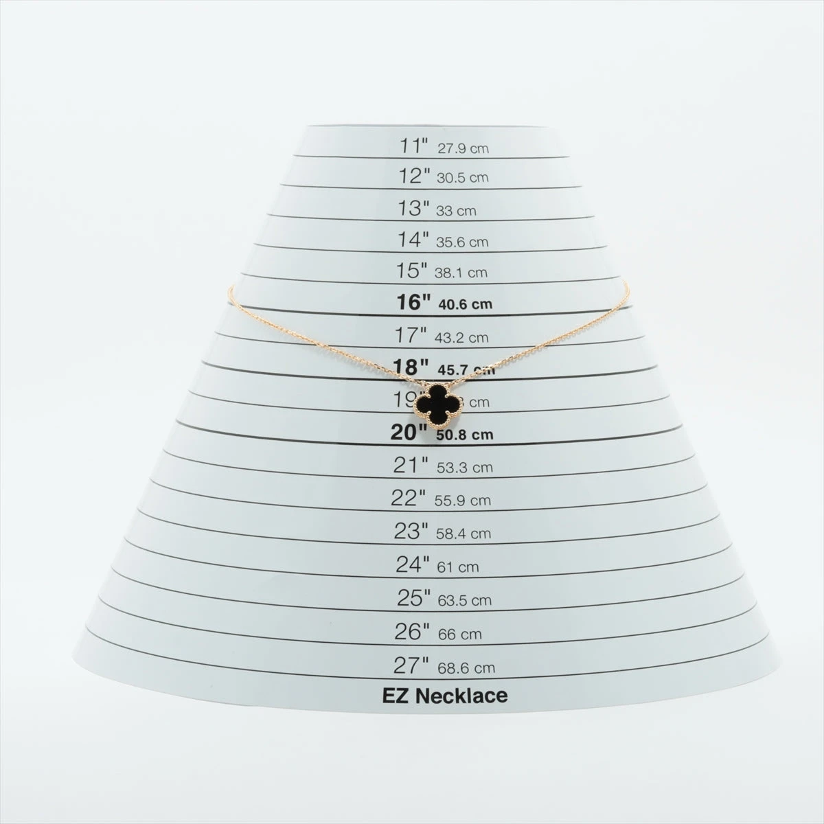 ヴァンクリーフ＆アーペル ヴィンテージアルハンブラ ネックレス オニキス ヴァンクリーフ&アーペル ヴィンテージアルハンブラ オニキス