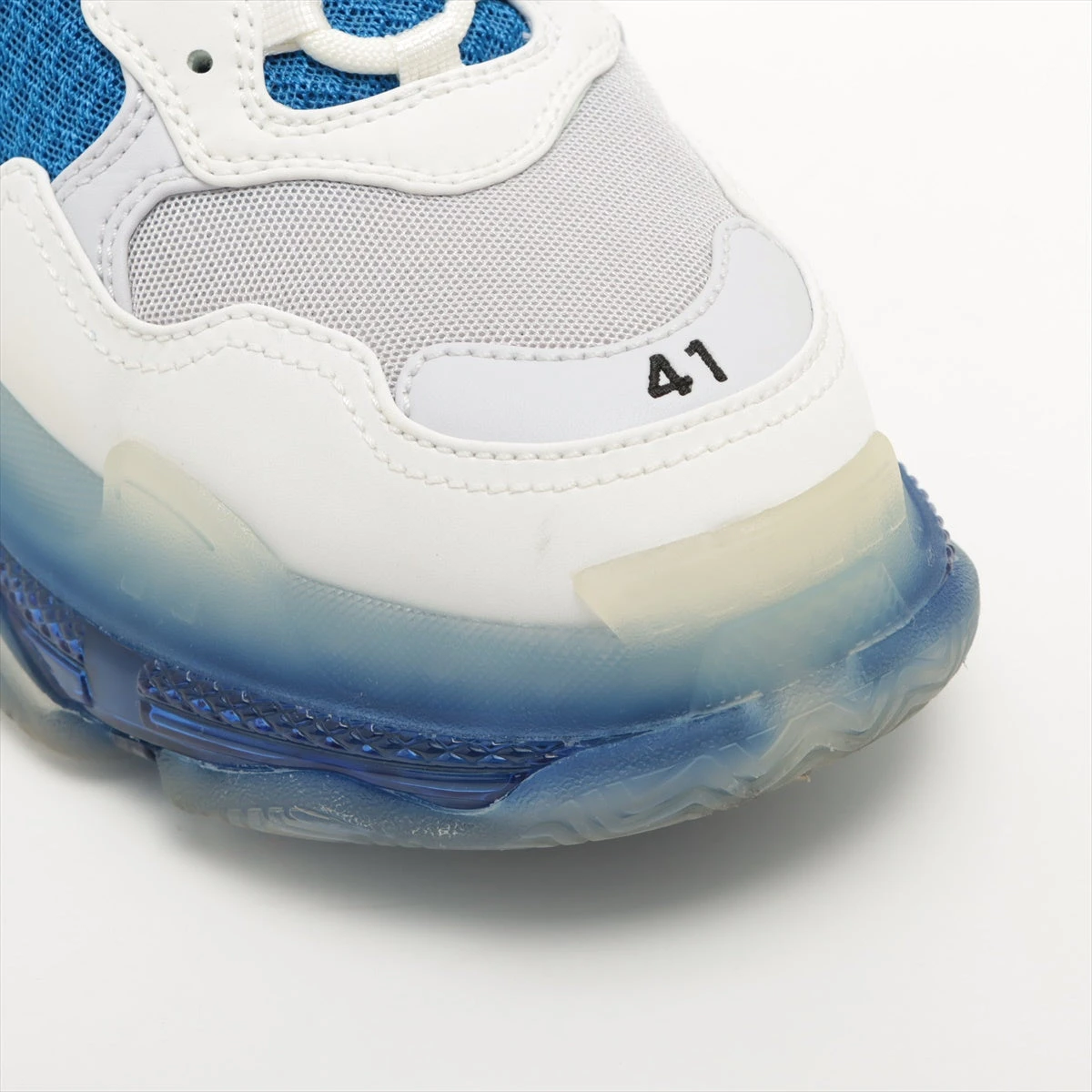 バレンシアガ　正規品 バレンシアガ トリプルS メッシュ×レザー スニーカー 41 メンズ