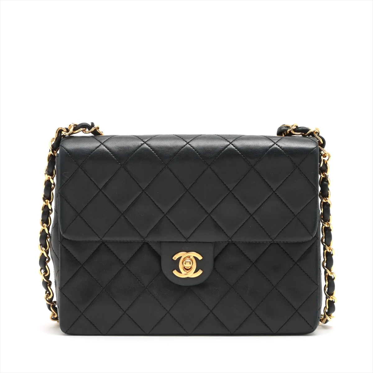 極美品 CHANELシャネル マトラッセ ラムスキン チェーン ショルダーバッグ 超美品】シャネル マトラッセ ラムスキン チェーンショルダー