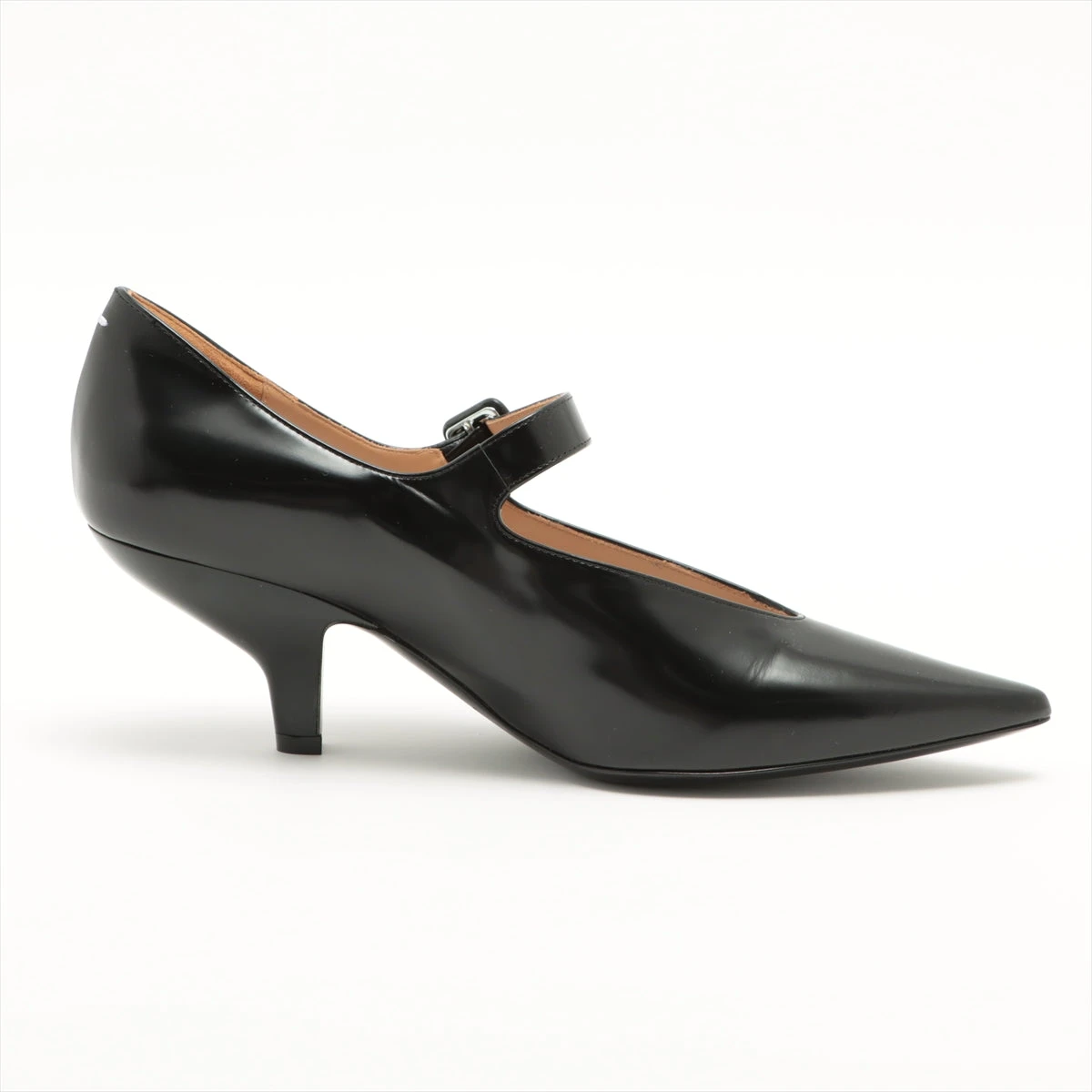 メゾンマルジェラ メリージェーン パンプス パテントレザー ストラップ
