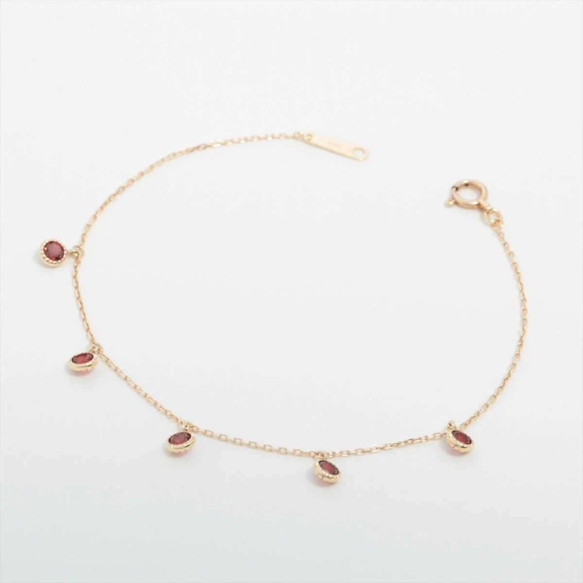 アガット agate K10ガーネットブレスレット アガット ガーネットブレスレット agete アガット ブレスレット