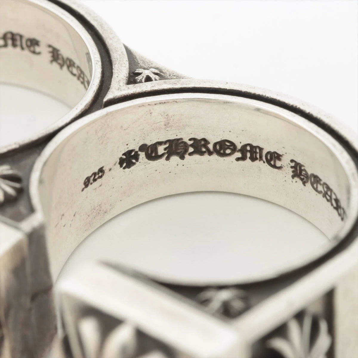 クロムハーツ ナックルリング クロムハーツ ナックル リング 925 58.6g CHプラス ピラミッド
