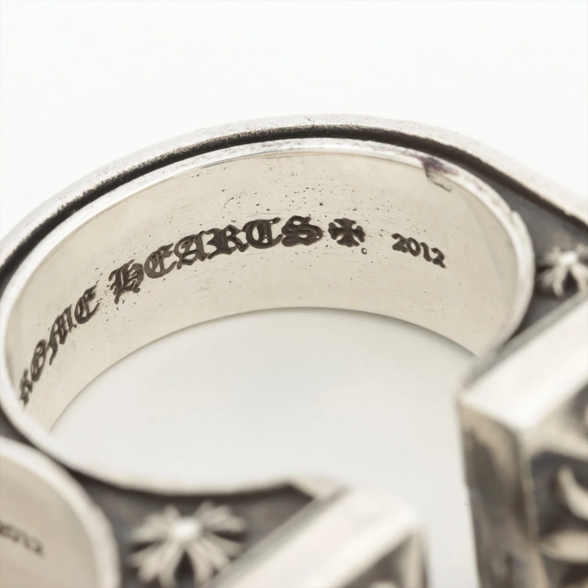 クロムハーツ ナックル リング 925 58.6g CHプラス ピラミッド