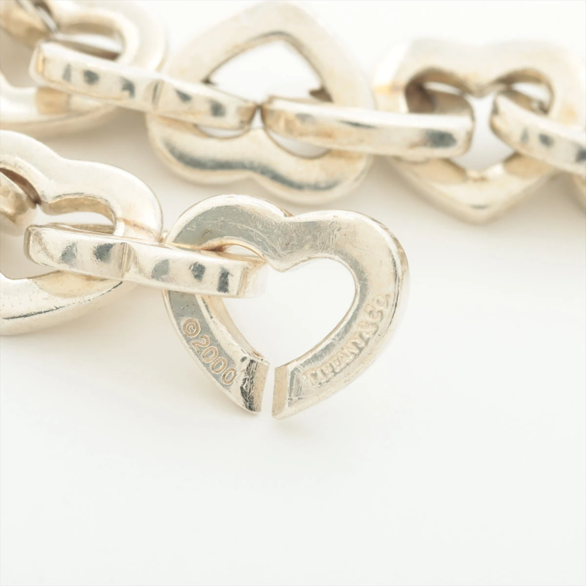 ティファニー　ヴィンテージ　ハート　リンク　チェーン　ネックレス　925 Tiffany & Co. - ティファニー ヴィンテージ ハート リンク