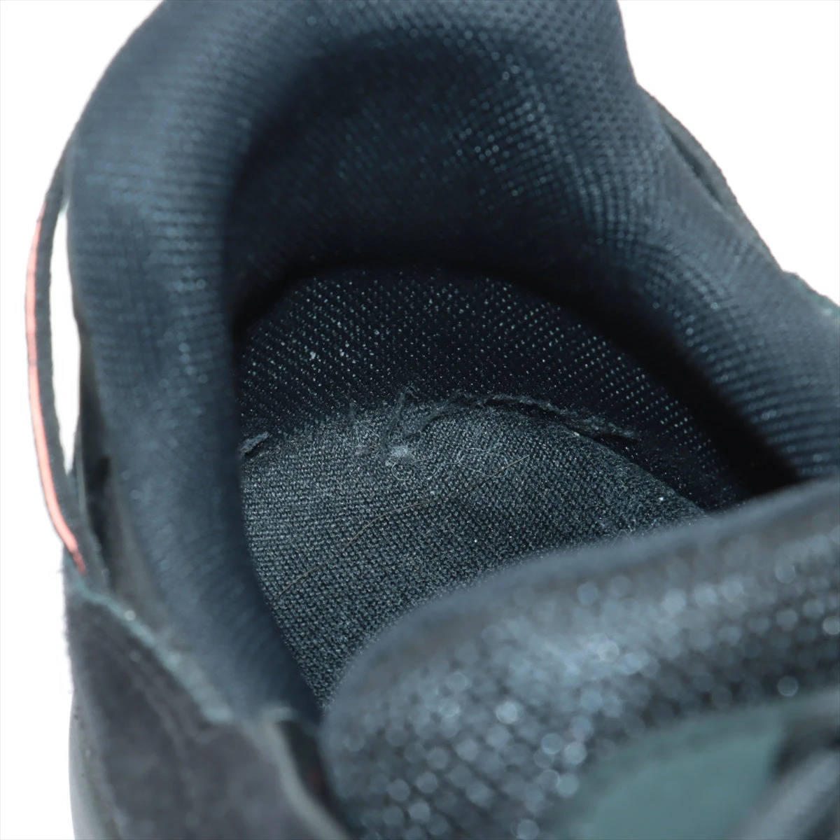 ヴィトン アビューライン 20年 レザー スニーカー 6 メンズ ブラック