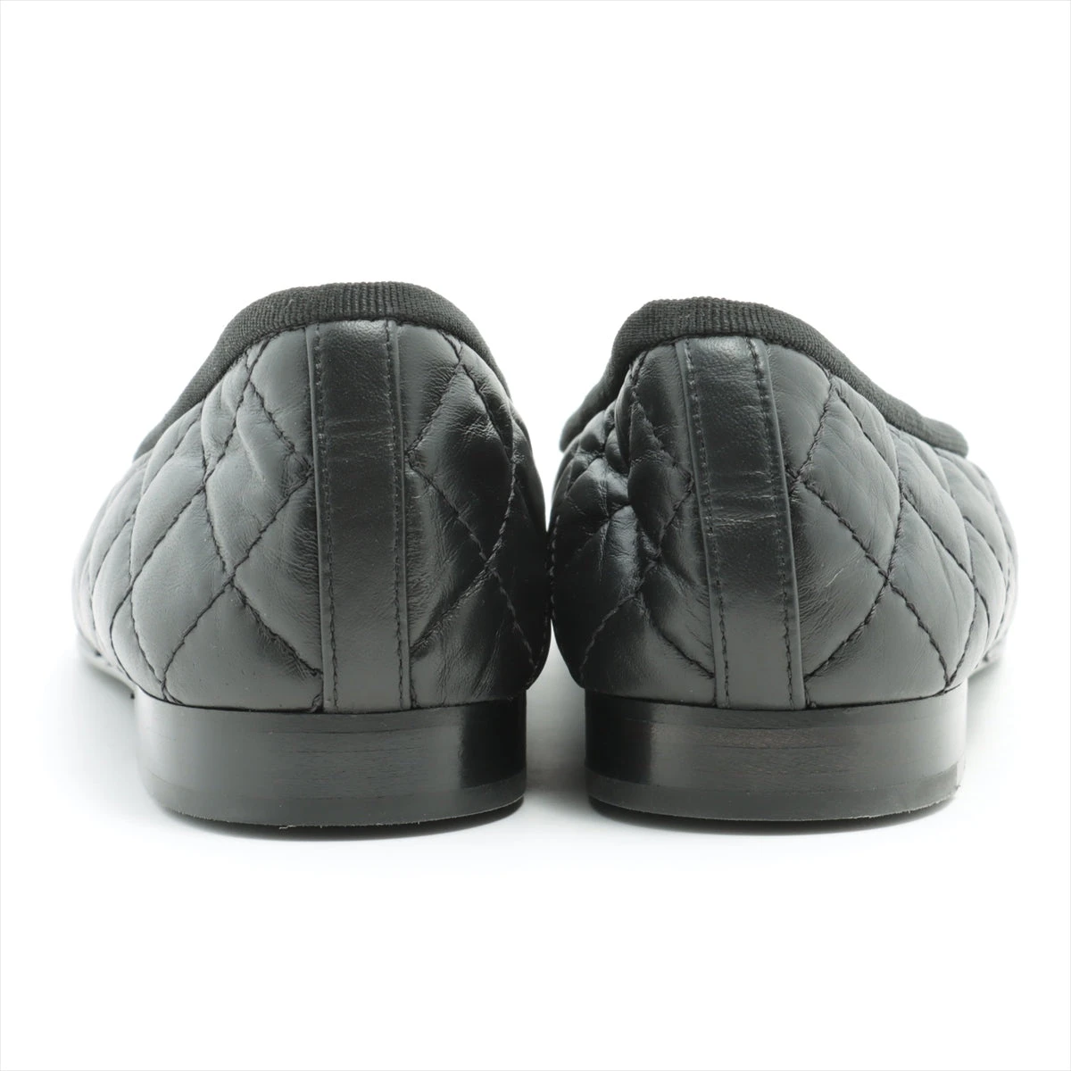 CHANEL シャネル ココマーク マトラッセ バレエシューズ 37 1/2 シャネル ココマーク 10C レザー バレエシューズ 34 1/2C