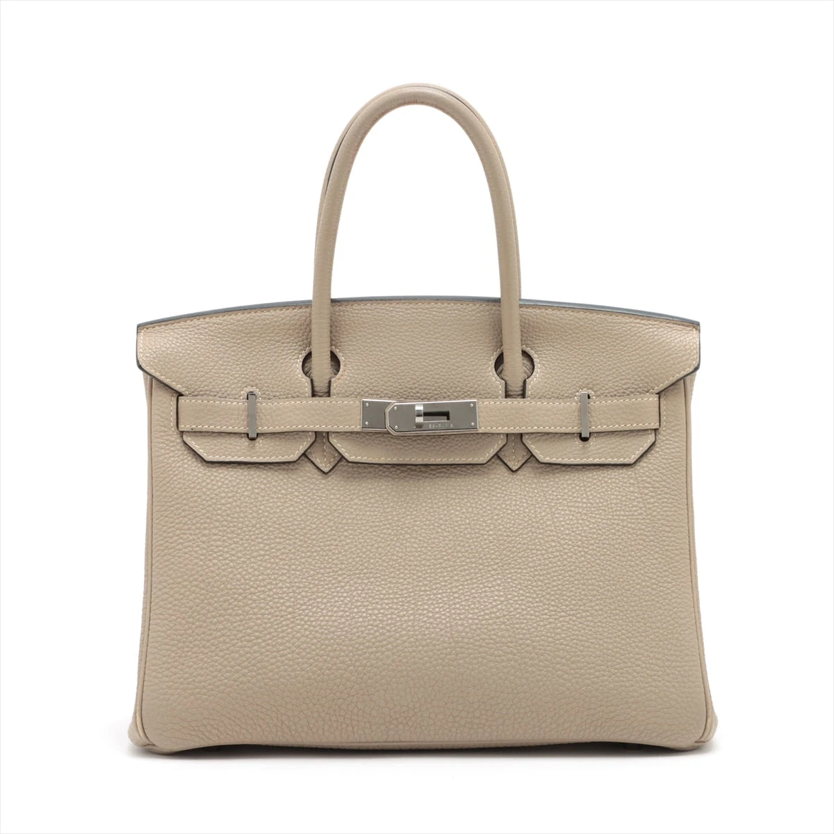 【ロコ様】美品 HERMES オズ ホワイト シルバー金具　35ハーフ　箱無し ロコ様】美品 HERMES オズ ホワイト シルバー金具35ハーフ箱無し