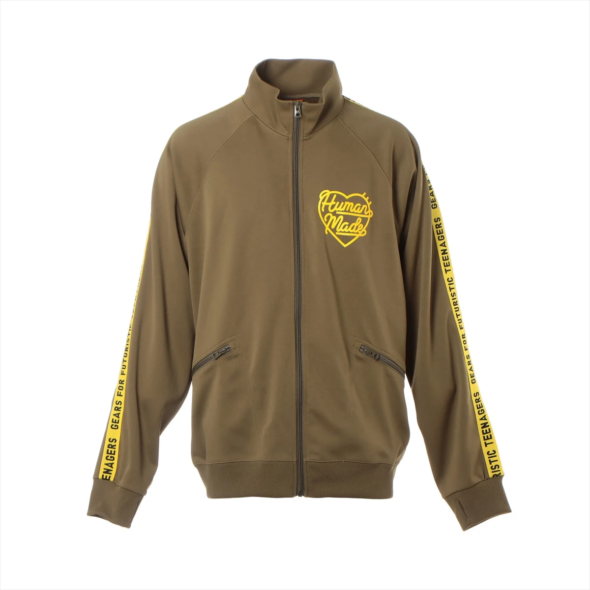 ヒューマンメイド ポリエステル ジャージ XL メンズ カーキ AP037607