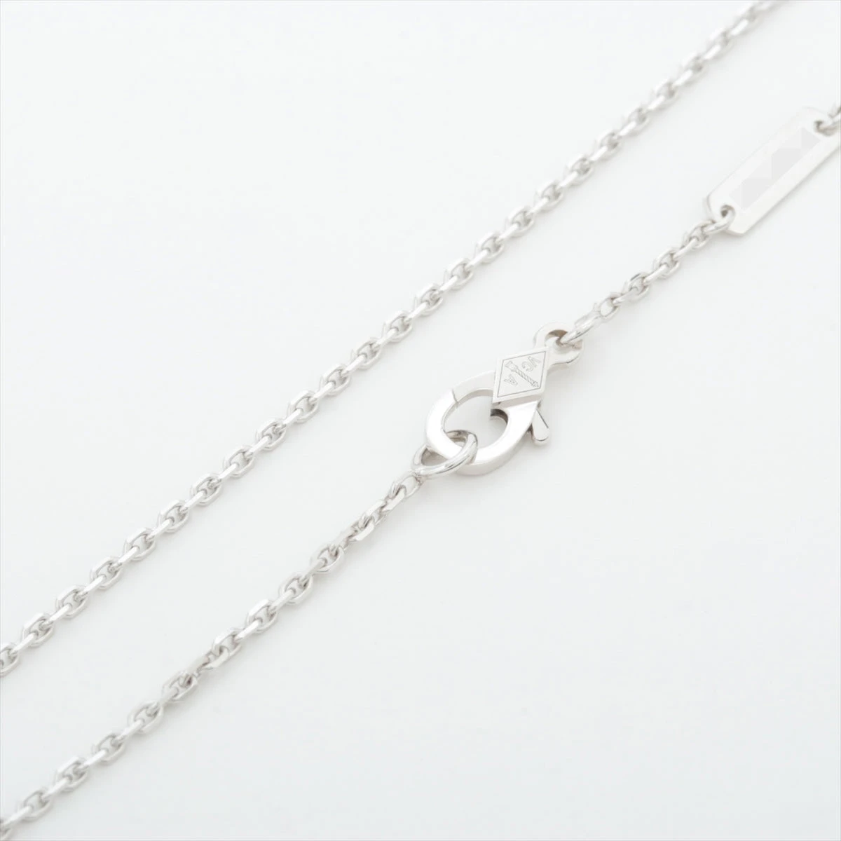 美品　ヴァンクリーフ&アーペル　ヴァンクリ　ギョシェ　ギョーシェ　WGネックレス 美品 ヴァンクリーフ&アーペル ヴァンクリ ギョシェ ギョーシェ