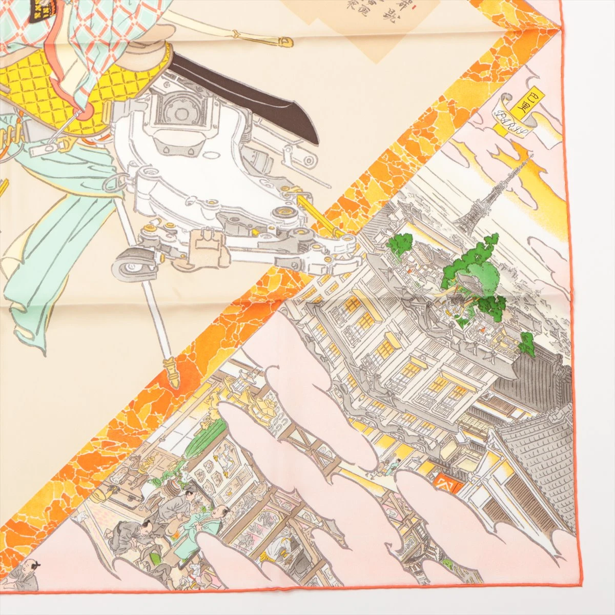 新品未使用　エルメス　スカーフ　エルメスの職人たち 楽天市場】未使用品 HERMES エルメス カレ90 Les Artisans d'Hermes