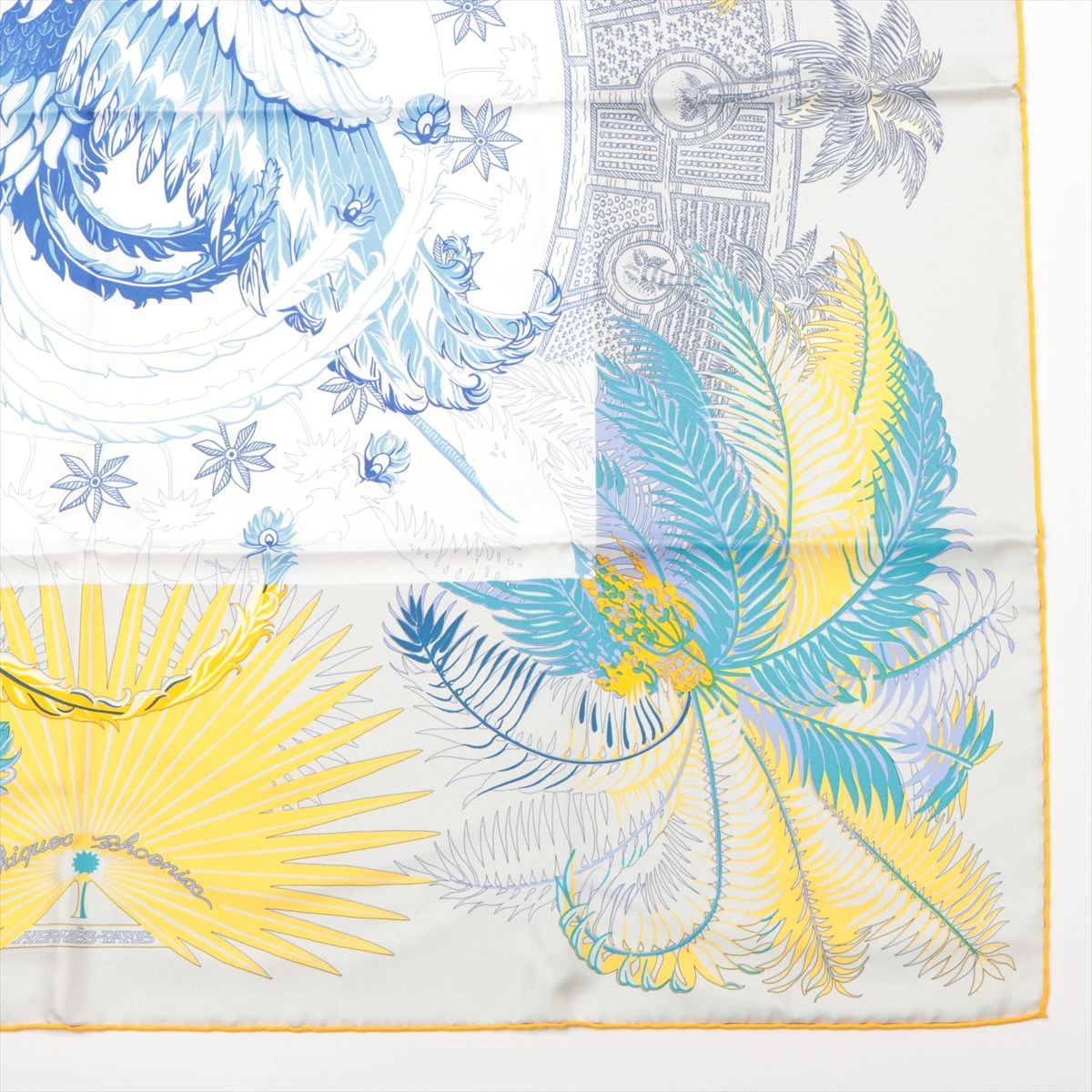 エルメス カレ90 Mythiques phoenix 不死鳥の神話 スカーフ シルク