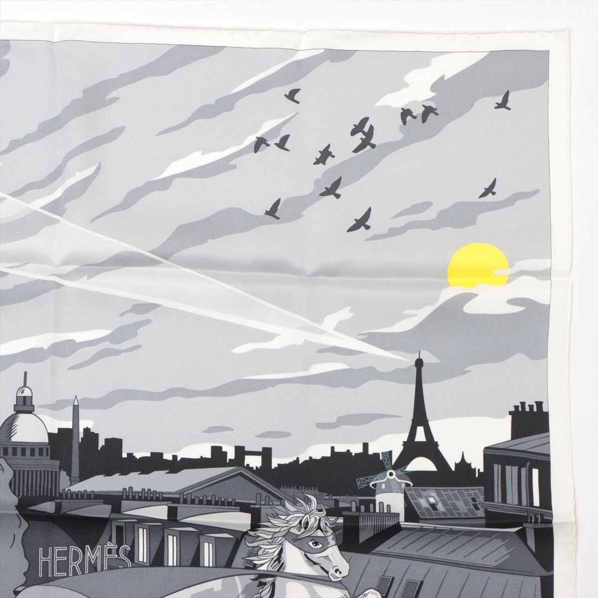 エルメス カレ70 Minuit au Faubourgミッドナイトフォーブル