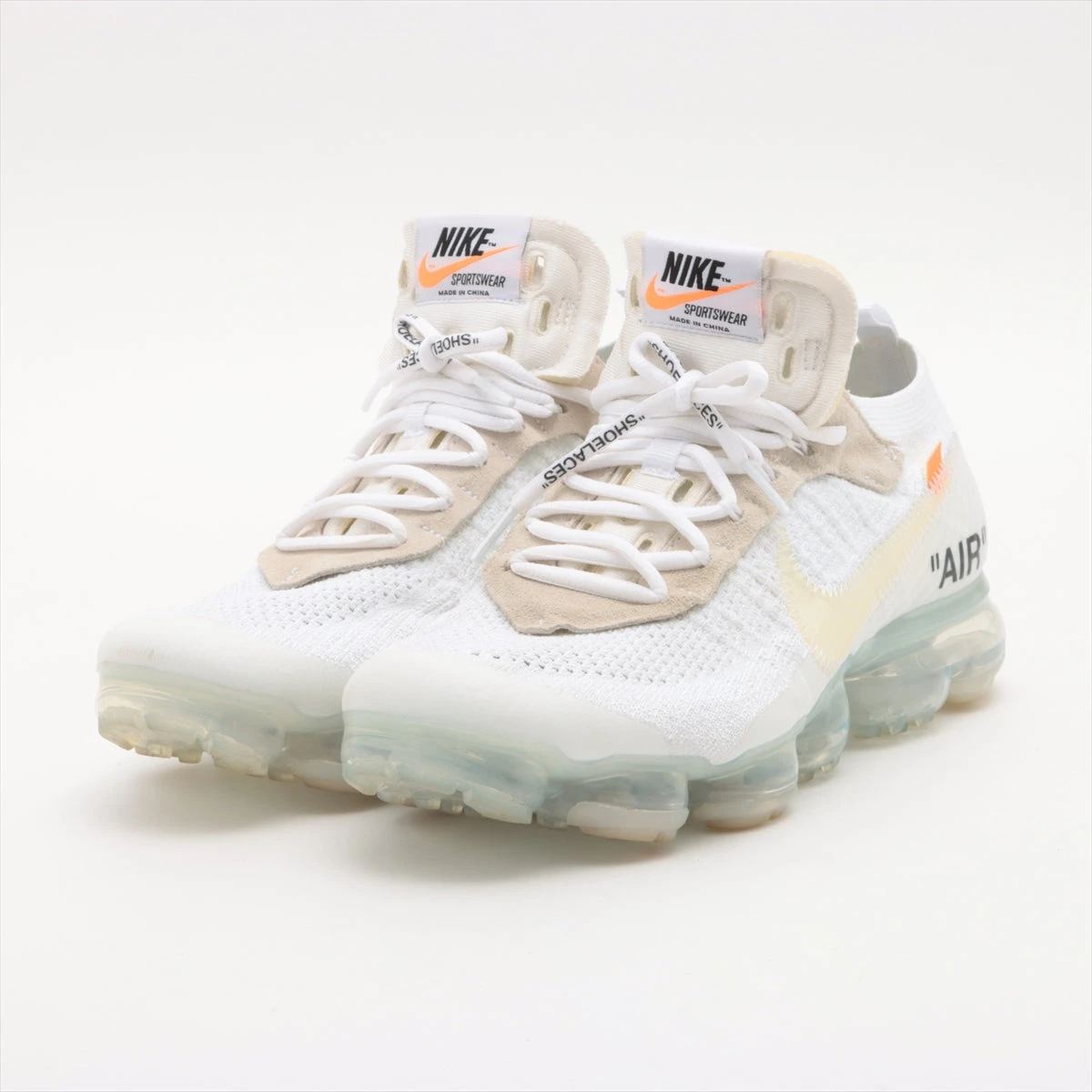 ナイキ×オフホワイト AIR VAPORMAX ファブリック スニーカー 27