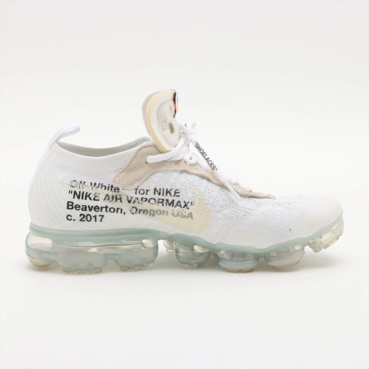 アブクマう ナイキ×オフホワイト AIR VAPORMAX ファブリック スニーカー 27