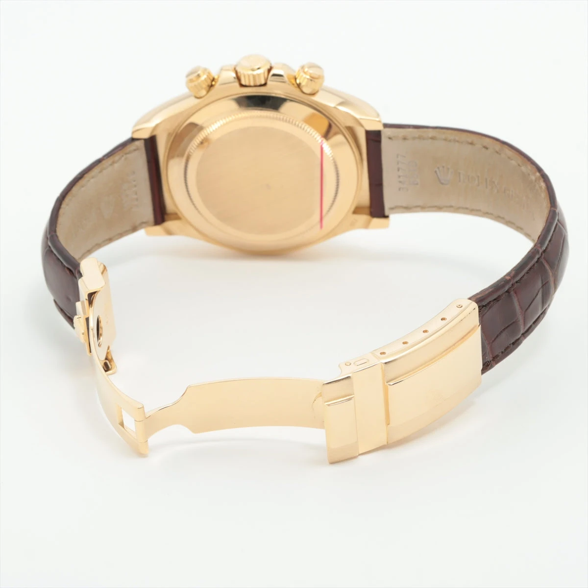 ロレックス コスモグラフ デイトナ 116518 レザーブレスレット 白