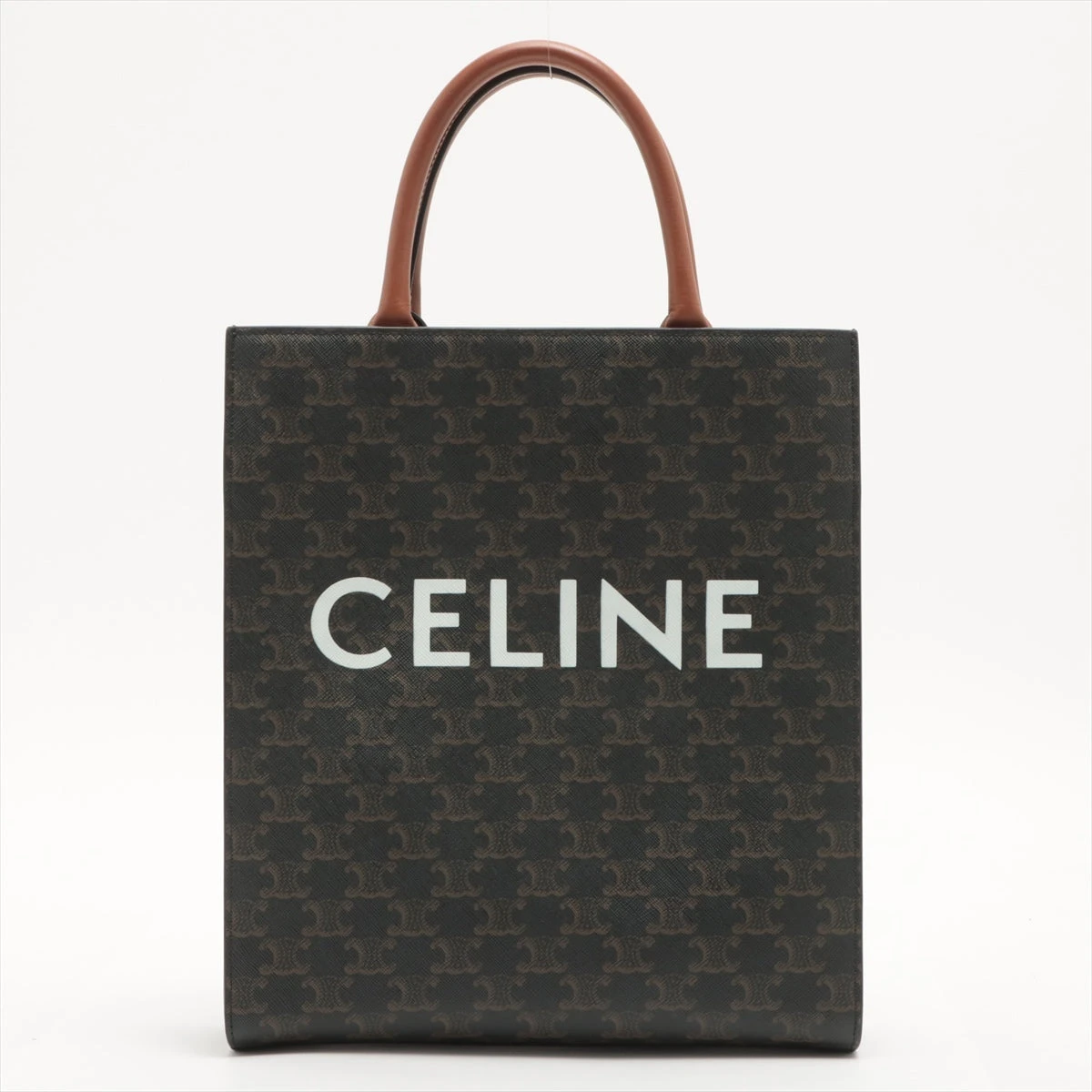 セリーヌ トリオンフ バーティカルカバ PVC 2WAYハンドバッグ