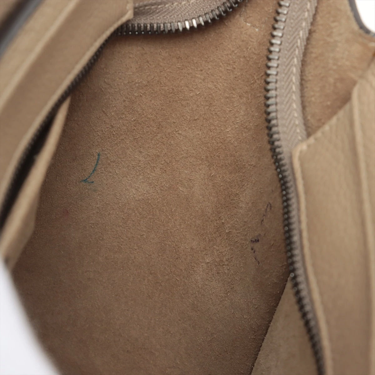 訳あり✨セリーヌ　ナノショッパー　ハンドバッグ　ラゲージ　ベージュ　レザー セリーヌ ラゲージ ナノショッパー レザー 2WAYハンドバッグ ベージュ