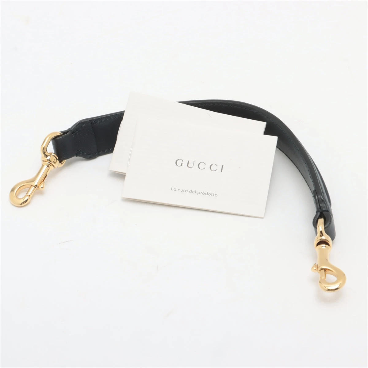 グッチ GGアイコン レザー 2WAYショルダーバッグ ブルー 675788